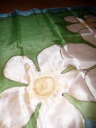 Štvorcová s kvetmi